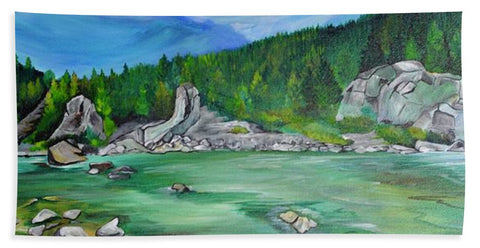 Madison River Float - Beach Towel