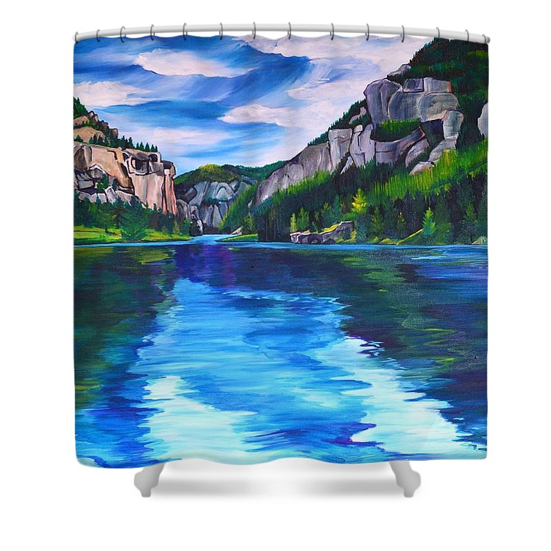 Missouri River - Shower Curtain