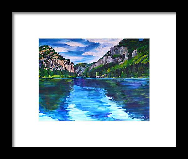 Missouri River - Framed Print