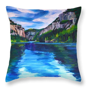 Missouri River - Throw Pillow