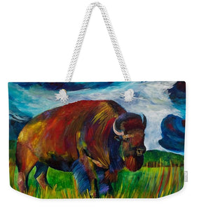 Montana Bison - Weekender Tote Bag