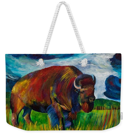 Montana Bison - Weekender Tote Bag