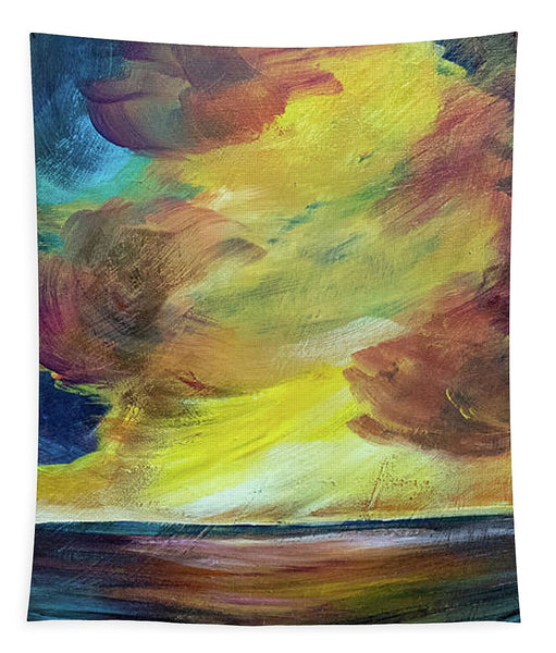 Montana Lake Storm - Tapestry