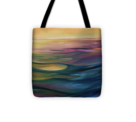 Montana Lake Sunset - Tote Bag