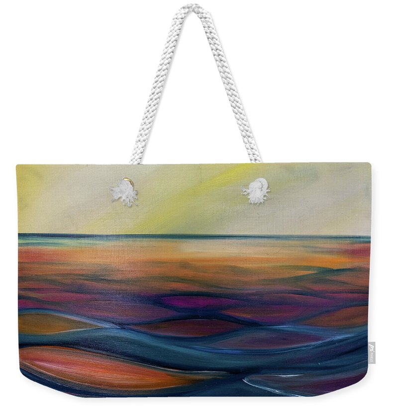 Montana Lake Sunset - Weekender Tote Bag