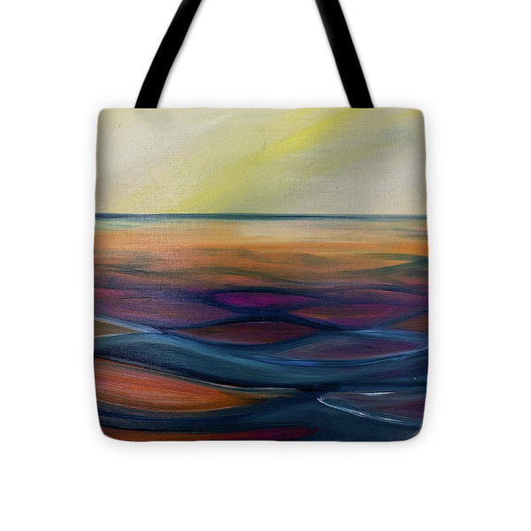 Montana Lake Sunset - Tote Bag