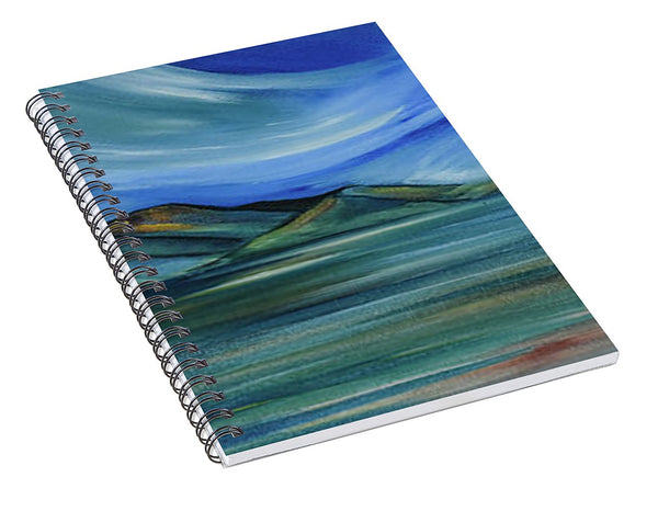 Montana Mountains - Spiral Notebook