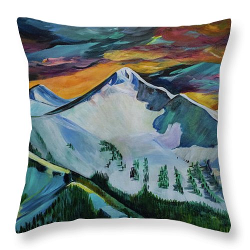 Mount Blackmore - Throw Pillow