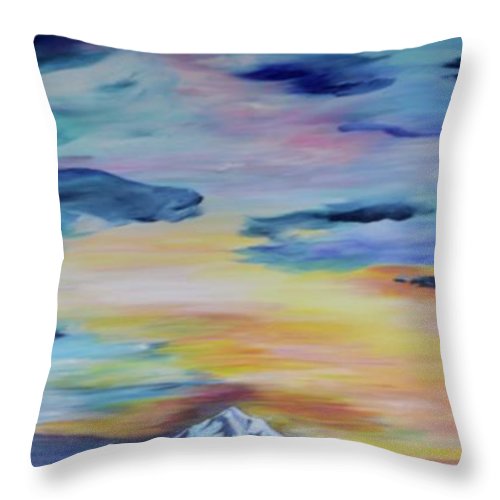 Mount Hood - Throw Pillow