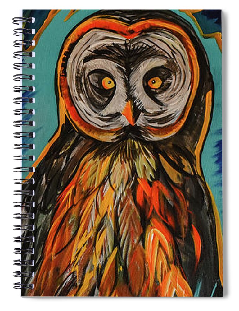 Owl Eyes - Spiral Notebook