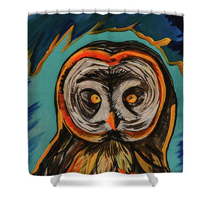 Owl Eyes - Shower Curtain