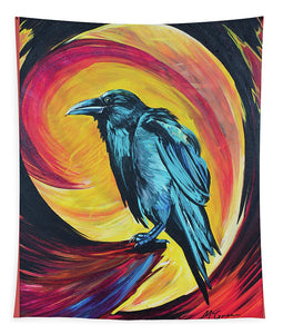 Raven in Wait - Tapestry