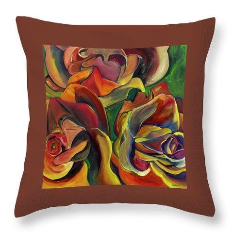 Red Roses - Throw Pillow