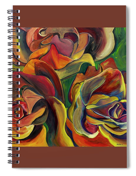Red Roses - Spiral Notebook