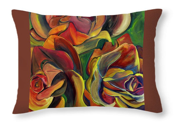 Red Roses - Throw Pillow