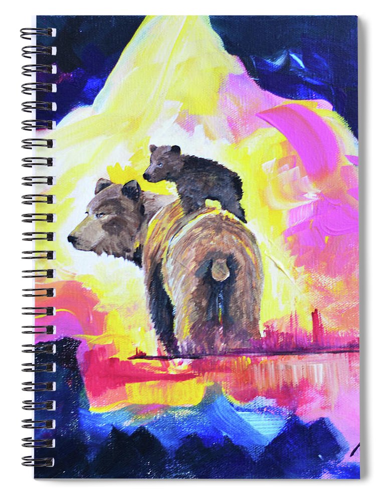 Rosebud Bears - Spiral Notebook