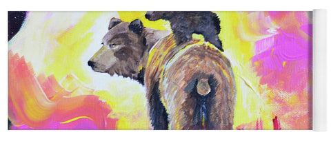 Rosebud Bears - Yoga Mat