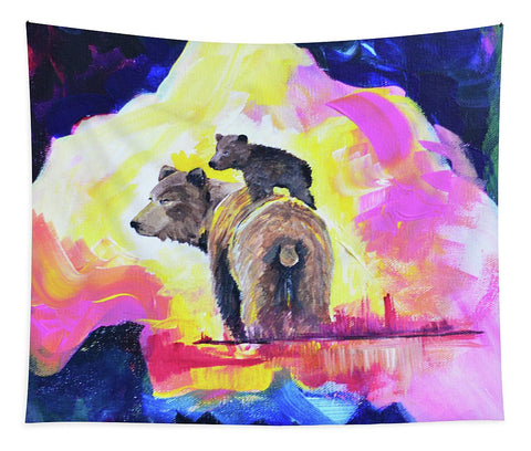 Rosebud Bears - Tapestry