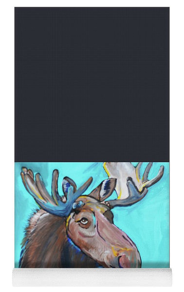 Rosebud Moose - Yoga Mat