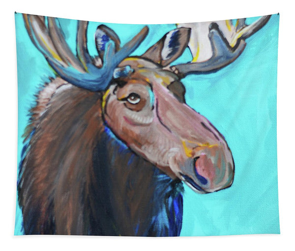 Rosebud Moose - Tapestry