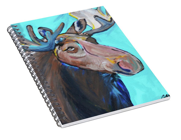 Rosebud Moose - Spiral Notebook