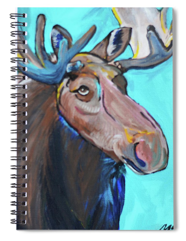 Rosebud Moose - Spiral Notebook