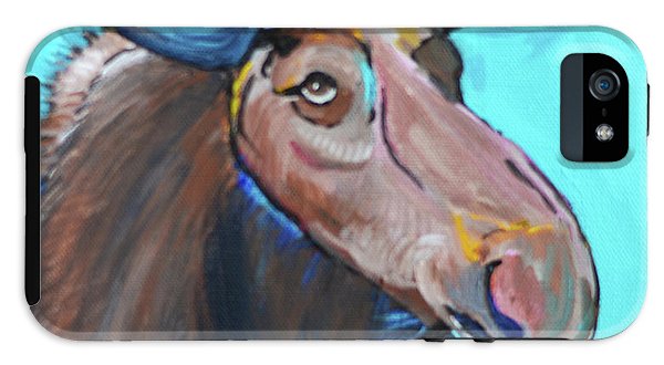 Rosebud Moose - Phone Case