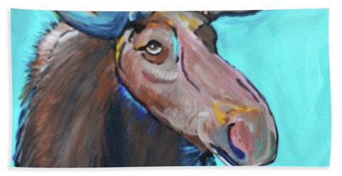 Rosebud Moose - Bath Towel