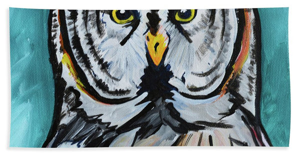 Rosebud Owl - Bath Towel