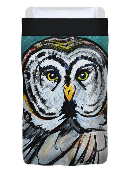Rosebud Owl - Duvet Cover