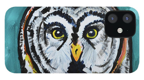 Rosebud Owl - Phone Case