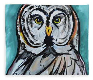 Rosebud Owl - Blanket