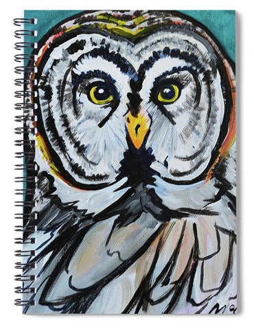 Rosebud Owl - Spiral Notebook