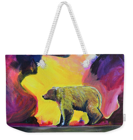 Rosebud Poppa Bear - Weekender Tote Bag
