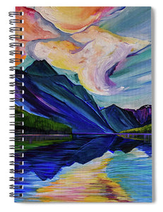 Saint Mary's Lake - Spiral Notebook