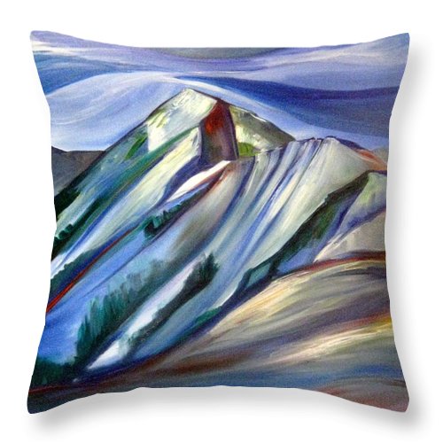 Schlasman's Lift Bridger Bowl - Throw Pillow