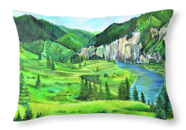 Smith River - Throw Pillow