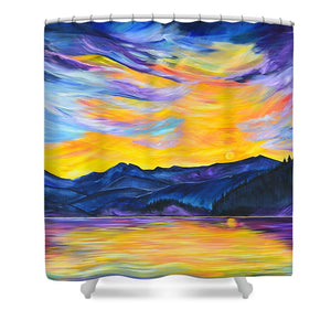 Summer at Priest Lake - Shower Curtain