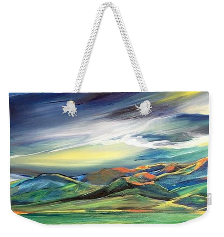 Sun Dancing on the Bridgers - Weekender Tote Bag