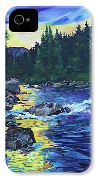 Sunset on the West Boulder River - Phone Case
