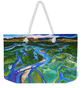 The Confluence, Headwaters State Park - Weekender Tote Bag