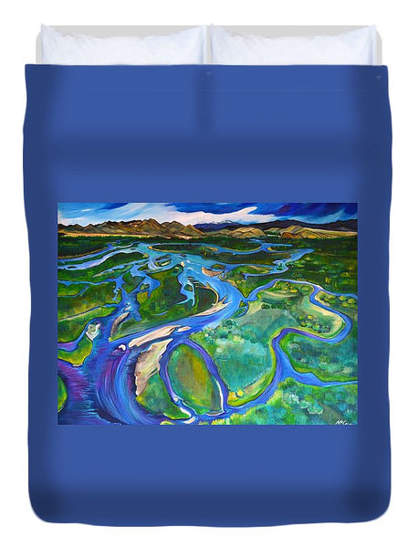 The Confluence, Headwaters State Park - Duvet Cover