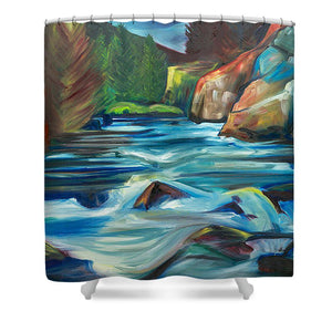 The Mighty Gallatin - Shower Curtain