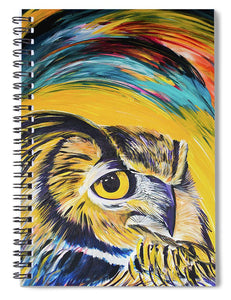 Watchful Owl - Spiral Notebook