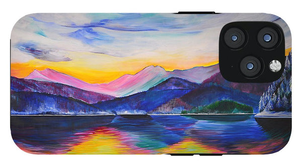 Winter at the Lake - Phone Case
