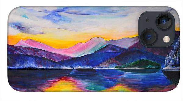 Winter at the Lake - Phone Case