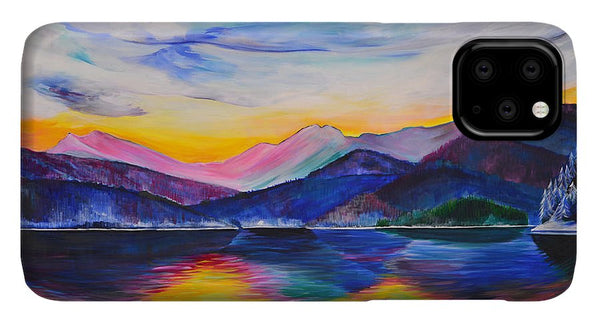 Winter at the Lake - Phone Case