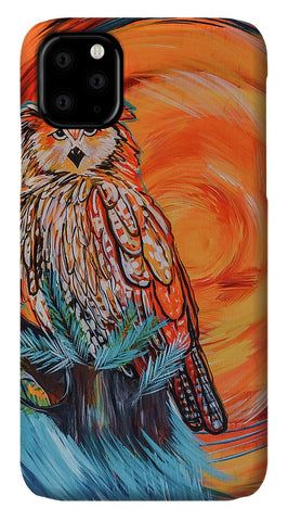 Wise Old Owl - Phone Case