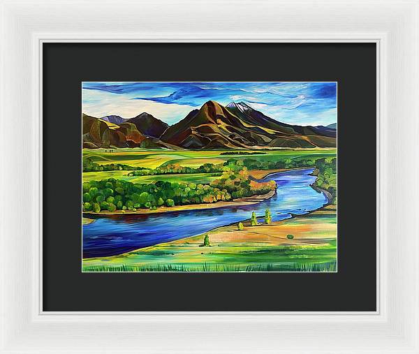Yellowstone River - Framed Print