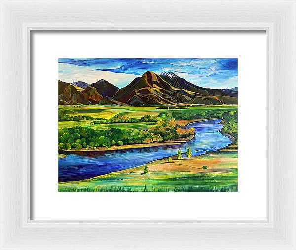 Yellowstone River - Framed Print